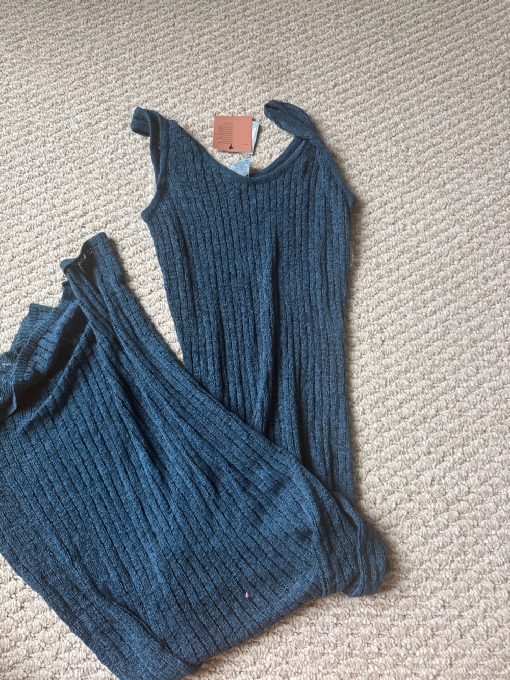 Ribbed Knit Dark Teal coverup